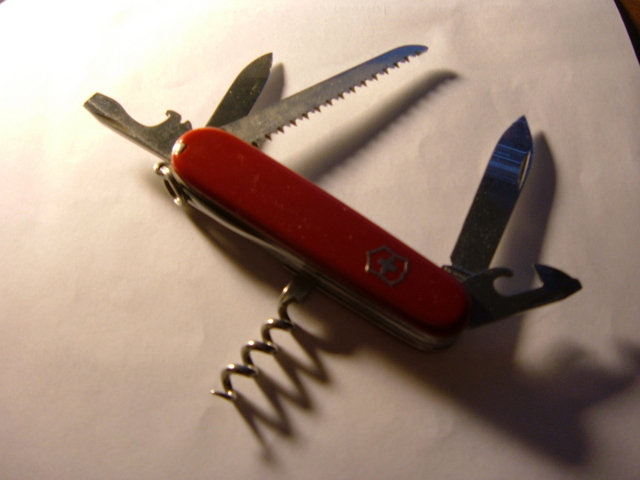 My Victorinox knife.