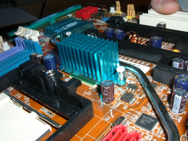 Motherboard closeup