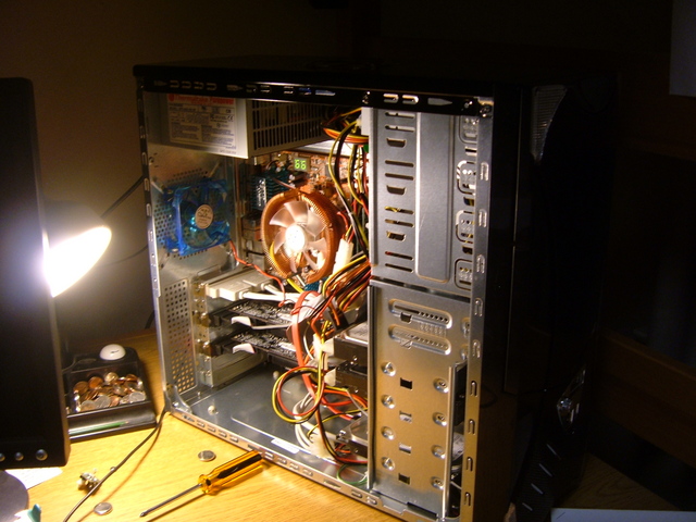 Just about ready to power it up.