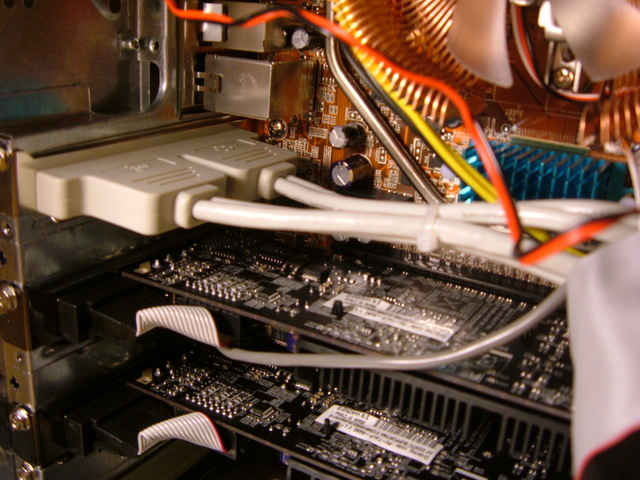 My dual GeForce 6200 TC's