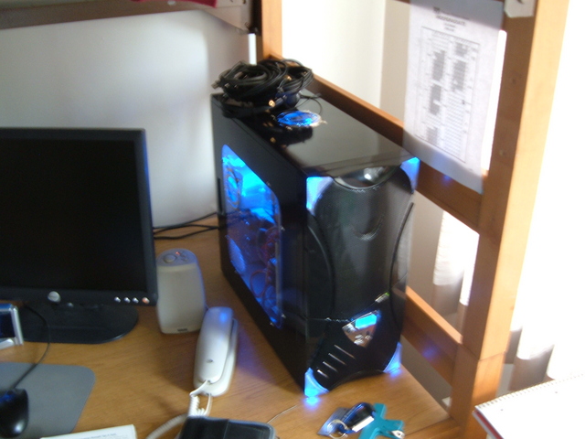 Powered up on my desk