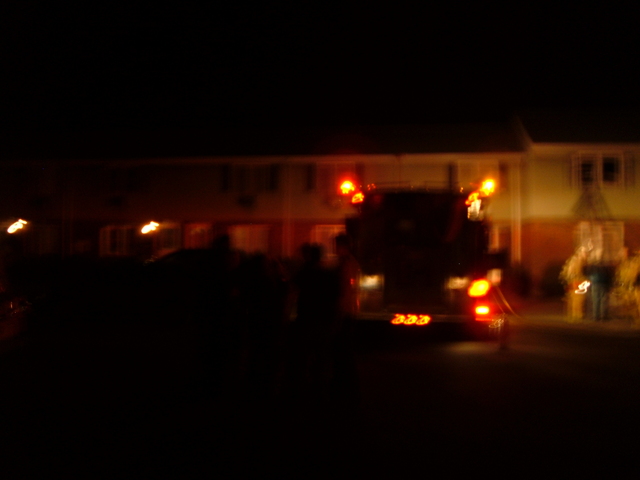 OK, it's only on fire a LITTLE.