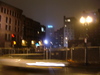 Some city lights and cars and buildings and stuff.